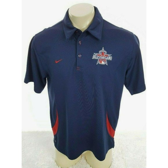 Nike Dri Fit Golf Polo MLB Baseball All Star L - Picture 1 of 6